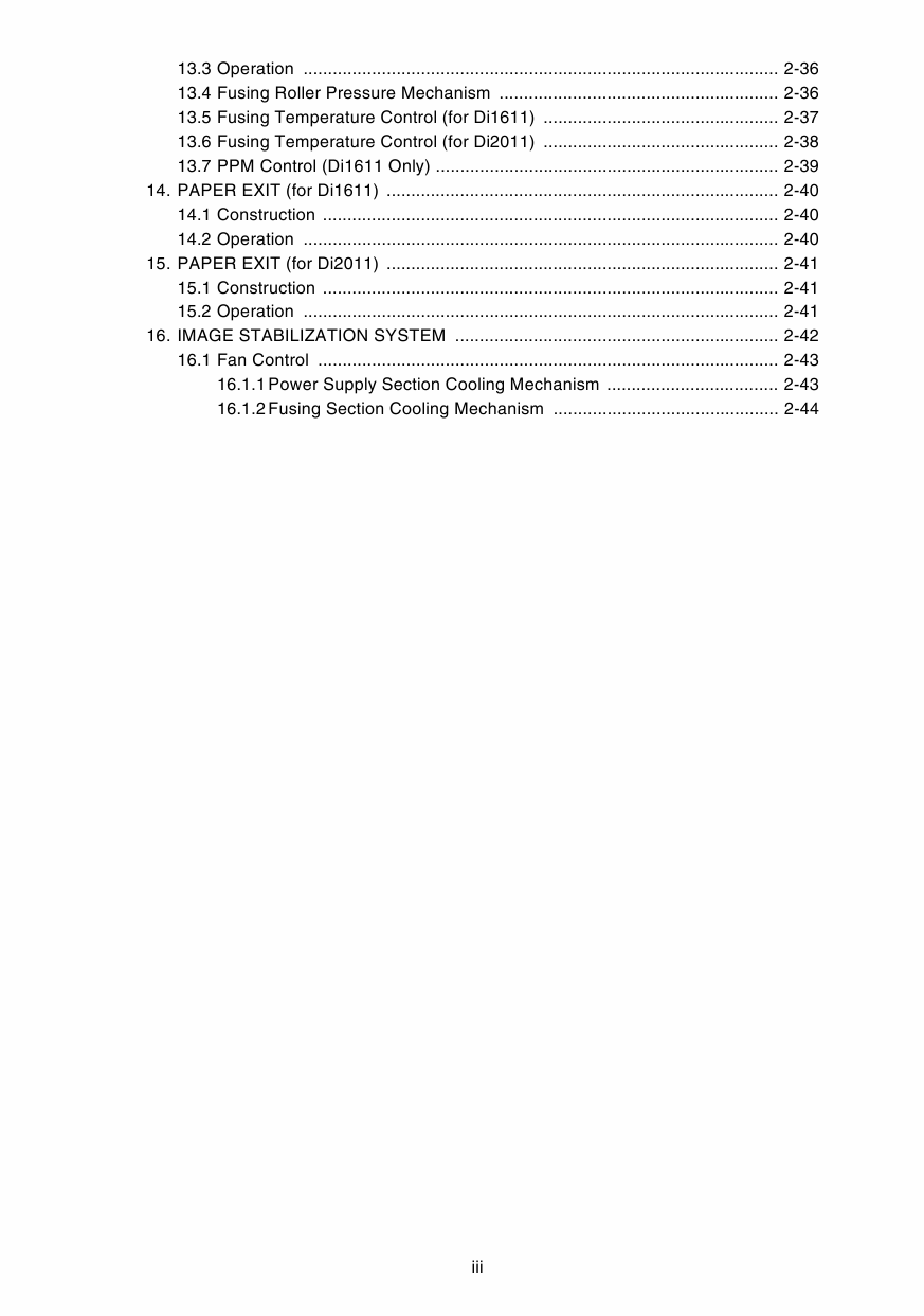 Konica-Minolta MINOLTA Di1611 Di2011 THEORY-OPERATION Service Manual-2